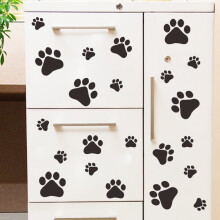 Vægklistermærke til gåture, kunst til hjemmet, hund, kattemad, skål, værelse, husholdningsartikler