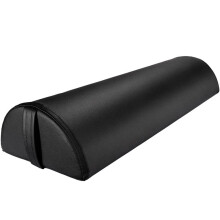 Halbrundes Massagekissen mit Tragegriff, 40 X 20 X 10,5 cm, Aus PU-Leder