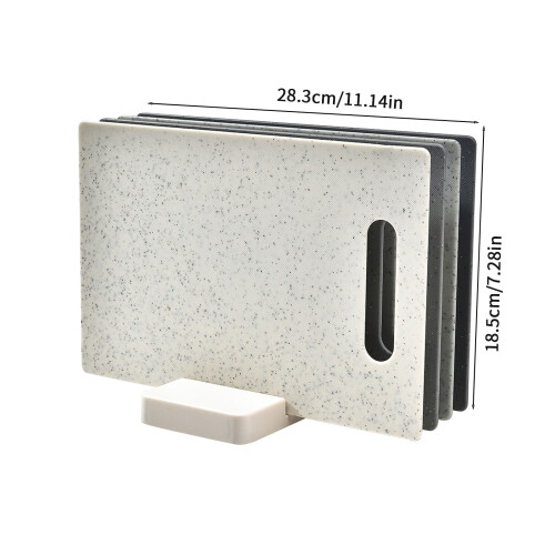 Πλαστική σανίδα κοπής Hiroekza Kitchen Essentials - Πολύ μεγάλη, κατάλληλη για πλυντήριο 2