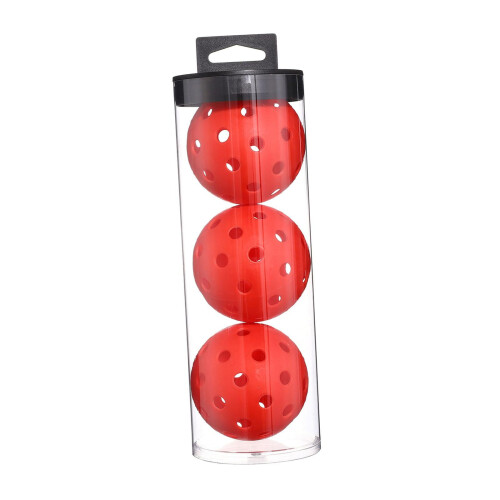 Μπάλα Pickleball yotijar3PiecesΜπαλάκια Pickleball 74mm για εσωτερική και εξωτερική προπόνηση 1