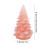 Artificial Crystal Christmas Tree Pink Decorative Ornament 3