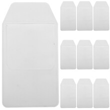 10 stuks zakpennenhouder, ideaal als cadeau voor verpleegkundigen, mooi, lekvrij, wit PVC