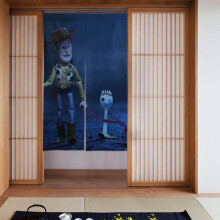 Cortina opaca estampada de Toy Story, talla única, para decoración del hogar, dormitorio, sala de estar.