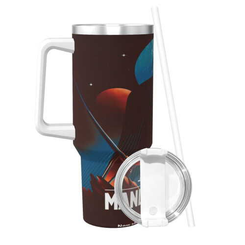 Star Wars 40oz H2.0 Ποτήρι από ανοξείδωτο ατσάλι με μόνωση κενού αέρος με καπάκι και 2