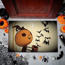 Výprodej! Giyblacko Halloweenská rohožka Deka Vítejte doma Dekorace na přední dveře Halloweenská dekorace