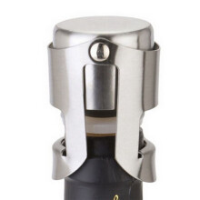 Joli bouchon de protection sous vide en acier inoxydable Pretty Comy pour bouteille de champagne ou de vin pétillant
