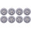 8X Scarpe da Skating 608ZZ Cuscinetto Inline Skate Wheel Grigio Chiaro 1