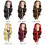 1 τεμάχιο μοντέρνα μακριά σγουρή περούκα για γυναίκες, μεγάλο κυματιστό μεσαίο 4