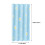 Blå duschdraperi 180x84 cm polyester extra bred 3