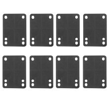 Gummi Skateboard Riser Pad 1/8 3mm Packung mit 8