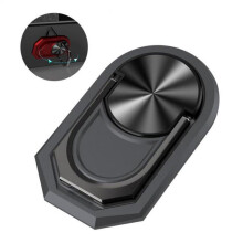 Soporte de anillo para teléfono móvil YEUHTLL con rotación de 360 y base magnética.