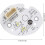 White LED DRL Board for   2019 2020 2021 Led Headlight Module Daytime Running Light Angel Eye Chips 6