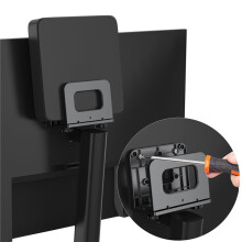 Soporte de Montaje en Pared Ajustable para Módem WiFi, Módem Óptico, Laptop, PC, Caja de Televisión, Estante Universal con Tornillos