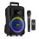 Fenton FT08LED MK2 Portable PA System 300W - Wireless Mic, Bluetooth Speaker 1