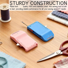 Multifunctional Magnetic Seam Guide, Built-in Seam Ripper & Guide, Dual-Scale Marking Sewing Machine Guide (2PCS)