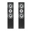 Fenton SHFT60B Black Tower Speaker Pair - 3-Way Floor Standing HiFi System 1