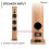 Audizio ARCO Active Floor Standing Tower Speaker with Bluetooth and DAB - L.Wood 6