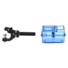 Hitch Trailer Hook for 1:10 Scx10 90046 90047 Trx4 with Receiver Receiving Box for Huanqi 727 / Slash RC Ca