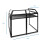 Vonyx DB3 Mobile DJ Booth Stand - Professional DJ Setup with Covers 2