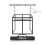 Vonyx DB3 Mobile DJ Booth Stand - Professional DJ Setup with Covers 3