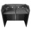 Vonyx DB3 Mobile DJ Booth Stand - Professional DJ Setup with Covers 9