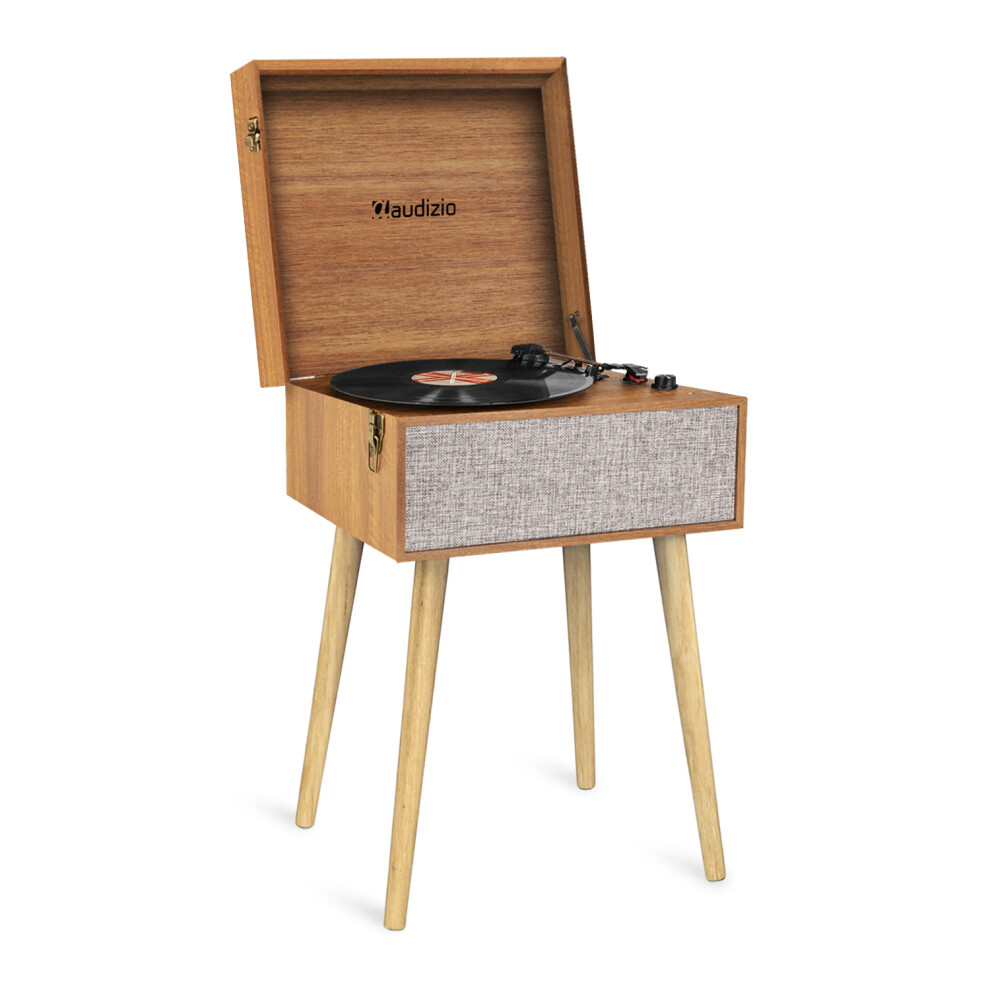 Photos - Turntable Audizio Fremont Retro Table Record Player with Stand, Bluetooth Output and USB 