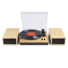 Vinyl Player with Speakers, LP Record Turntable Stereo System, Bluetooth, RP165L