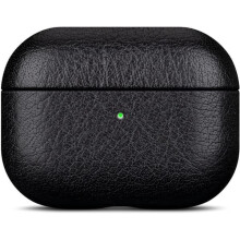 Lederhülle für Apple AirPods Pro 2 – Schwarz, Einheitsgröße