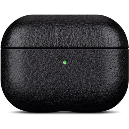 Lederhülle für Apple AirPods Pro 2 – Schwarz, Einheitsgröße