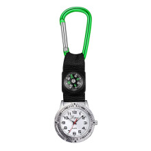 Montre Ă clip Eease, montre de poche mousqueton - Verte