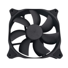 Kiplyki CPU-koelventilatoren, behuizingsventilator, 120 mm PWM hydraulische lager, geluidsarm (25 dB), ventilatorsnelheden 1500 tpm, 48 CFM,