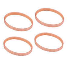 4x orange PU-remmar lämpliga för Planer1900B