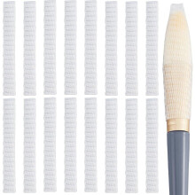 200 Stück Make-up-Pinsel-Schutznetz, wiederverwendbare, dehnbare Netzabdeckung für Näh- und Lidschattenpinsel, kompatibel mit Garnrollenhaltern,
