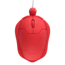 Przewodowa mysz USB, śliczna mysz optyczna w kształcie żółwia, mysz