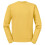 Russell (S, Mustard) Russell Mens Authentic Plain Sweatshirt 1