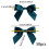 Φιογκάκια Bentne Twist Tie Bows, Φιογκάκια από Σατέν Κορδέλα 3,4" 50 τεμαχίων για Συσκευασία 3