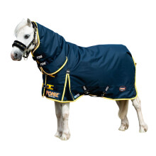 (3' 6", Navy) Gallop Ponie Combo Neck Duraproof 200g Horse Turnout Rug