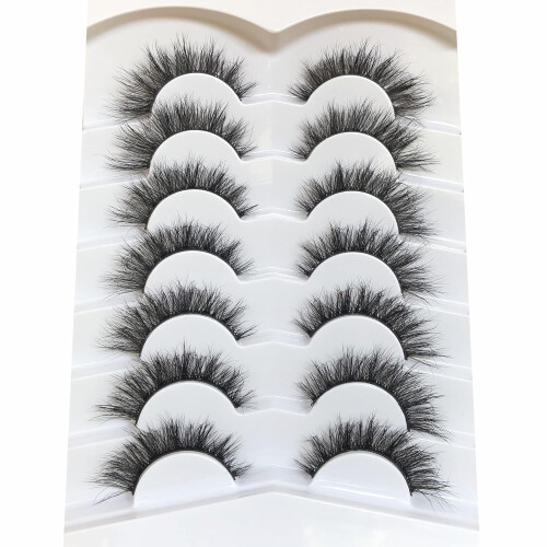 Ψεύτικες βλεφαρίδες Changmaius Fluffy Cat Eye Look 8D Σταυρωτές, Φυσικές Ψεύτικες Βλεφαρίδες 1