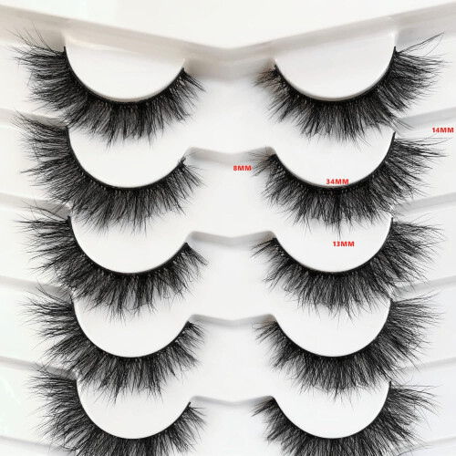 Ψεύτικες βλεφαρίδες Changmaius Fluffy Cat Eye Look 8D Σταυρωτές, Φυσικές Ψεύτικες Βλεφαρίδες 2