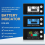 LCD υγρών κρυστάλλων 8-100V βολτόμετρο μπαταρίας αυτοκινήτου ανίχνευσης ισχύος 5