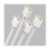5V 3-pins verlengkabel voor computermoederbord, 1Point2Hub kabelaansluiting, ARGB-splitter, wit 7