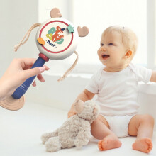 Svendita a meno di 5 $! Compatibile con kkbbma Rattle Drum Hand Bell, Big Rattles, giocattoli per bambini da mordicchiare e da impugnare facilmente