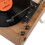 Audizio Fremont Retro Table Record Player with Stand, Bluetooth Output and USB 11