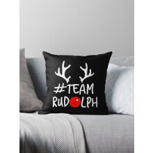Poszewki na poduszki z motywem świątecznym zespołu Rudolpha, poszewka na poduszkę, sofa, 16x16 cali, dwustronna