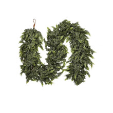 1 buc. ghirlandă artificială de cedru de 5,9 picioare pentru casă, șemineu, interior, exterior, sărbători, decorațiuni de petrecere