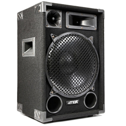 MAX SP12 12" Passive Speaker Box 700W for Home DJ Disco Karaoke