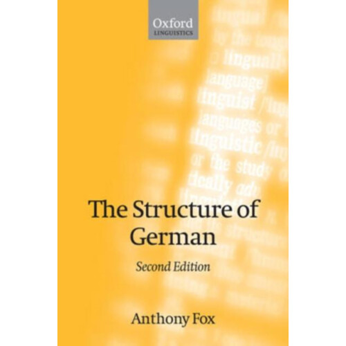 The Structure of German by Anthony Fox Hardcover Book