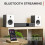 Home Ceiling Speaker System with Bluetooth, CD Player, TV Input - 2x NCSS6 Black 9