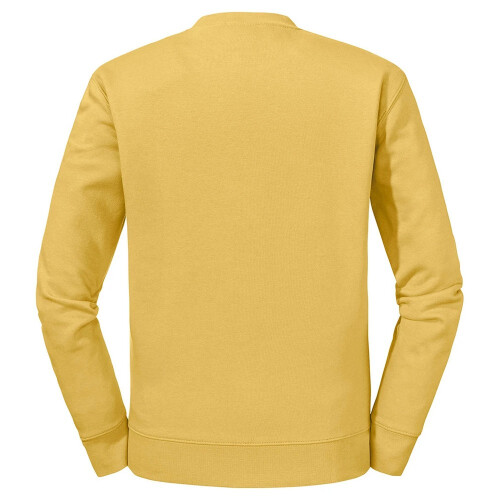 Russell (L, Mustard) Russell Mens Authentic Plain Sweatshirt 1