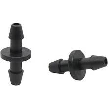 Connecteur double barbelé Kammas 1/8" - Connecteur rapide 2 voies pour tuyau d'arrosage 3/5 mm - Adaptateur pour tuyau goutte-à -goutte - 100